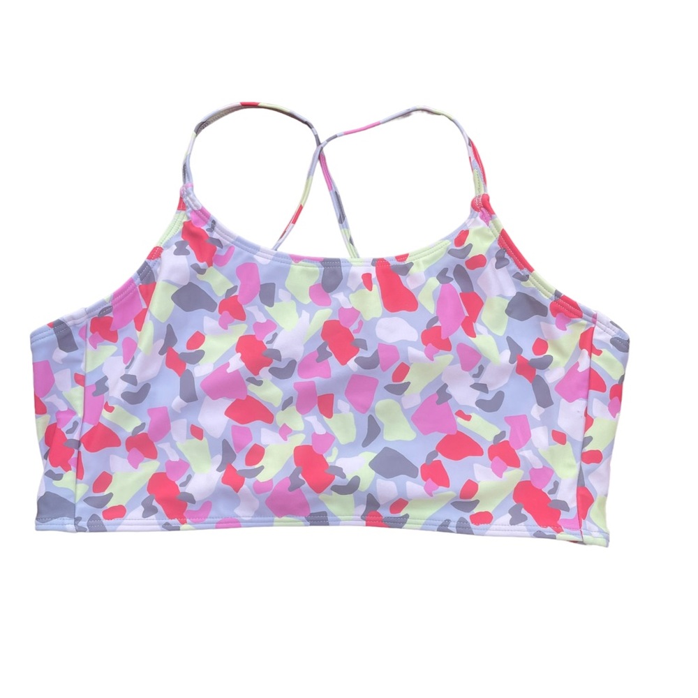 Z by Zella Giri kids Diamond In The Rough Swim Top Sz 16